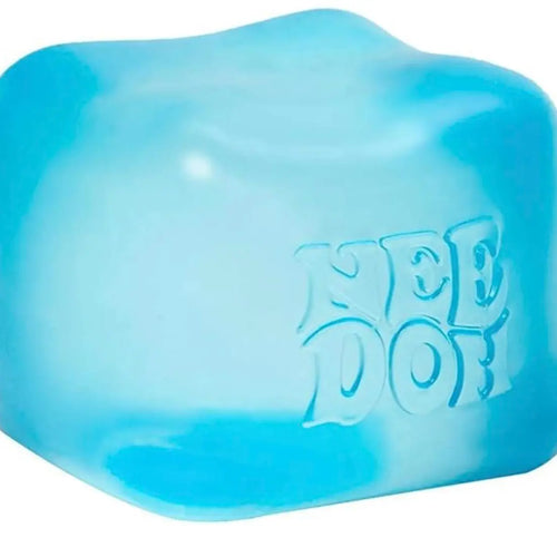 NeeDoh Nice Cube Fidget Toy - Soft Squishies, Satisfying Squeeze Item in Assorted Colors - ADHD Gifts for Women, Girl Toy, Anxiety Fidgets, Fun Stocking Stuffers - Collectible Sensory Item for Ages 3+